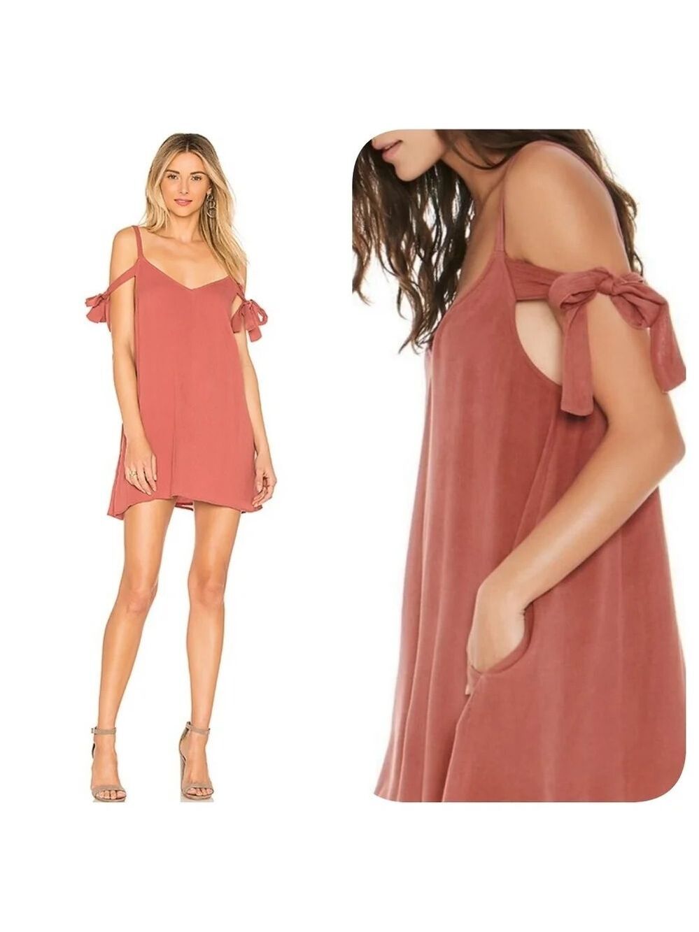 NWOT L*space Girl In Motion Dress in Sahara Sz L